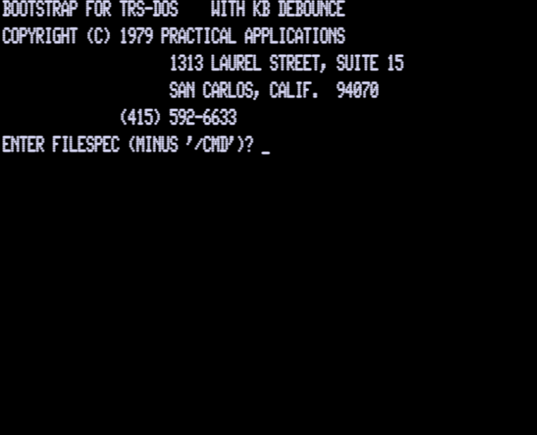 Screen shot
